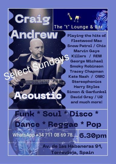 Craig Andrew | Live Music | Select Sundays